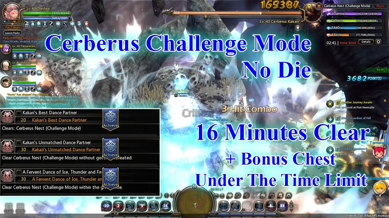 Cerberus Challenge No Die Acrobat POV 16 Minutes Clear - DN Classic