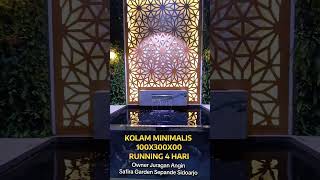 Kolam Koi Minimalis 3 Ton Running 4 Hari
