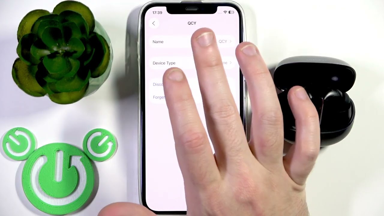 QCY MeloBuds Pro — как настроить тип устройства на iPhone
