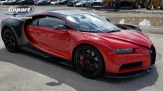 Here's How This Bugatti Chiron Wound Up in a Copart Salvage Lot