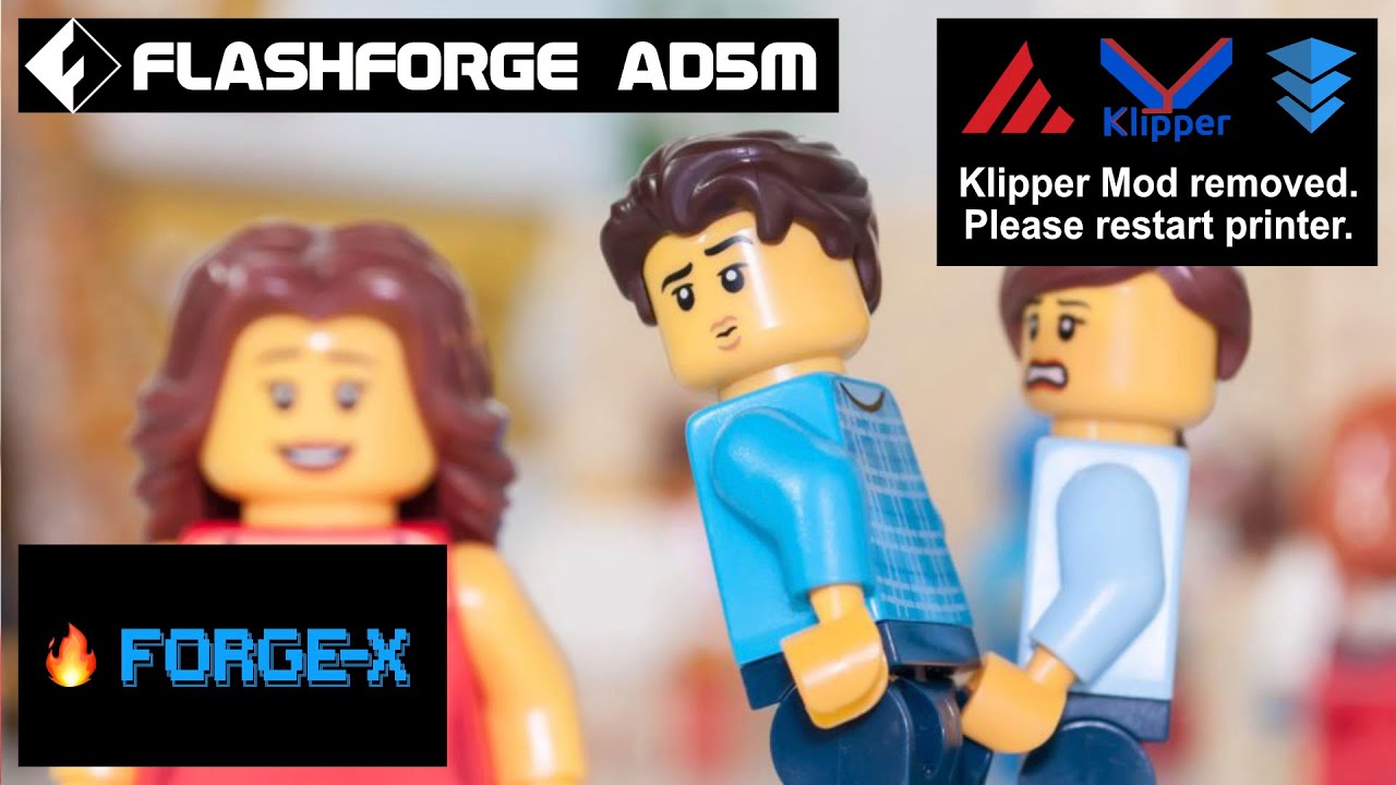 HOW TO: Forge-X install on AD5M Flashforge Adventurer 5M/Pro + configuration and calibration!