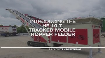 HF 10T Tracked Mobile Hopper Feeder