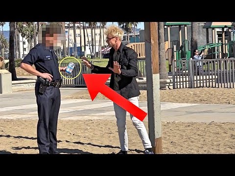 VANISHING BEER IN FRONT OF POLICE OFFICER - MAGIC!!! (This Was A Close Call!) - VANISHING BEER IN FRONT OF POLICE OFFICER - MAGIC!!! (This Was A Close Call!)