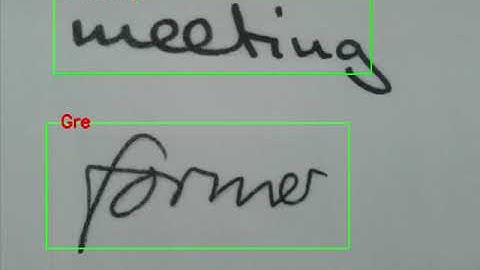 Real time text recognition Graduation project DEMO