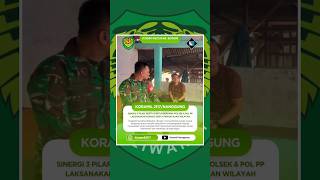 SINERGI TIGA PILAR, SERTU GUNTUR BERSAMA POLSEK &amp; POL PP LAKSANAKAN KOMSOS SERTA PEMANTAUAN WILAYAH