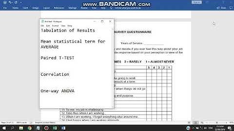 Tabulation Part 1 PR Video