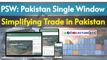 Pakistan Single Window (PSW) Explained | Import Export System
