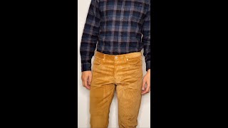 Unboxing | Sandro Men's Slim-Fit Velvet Corduroy Jeans