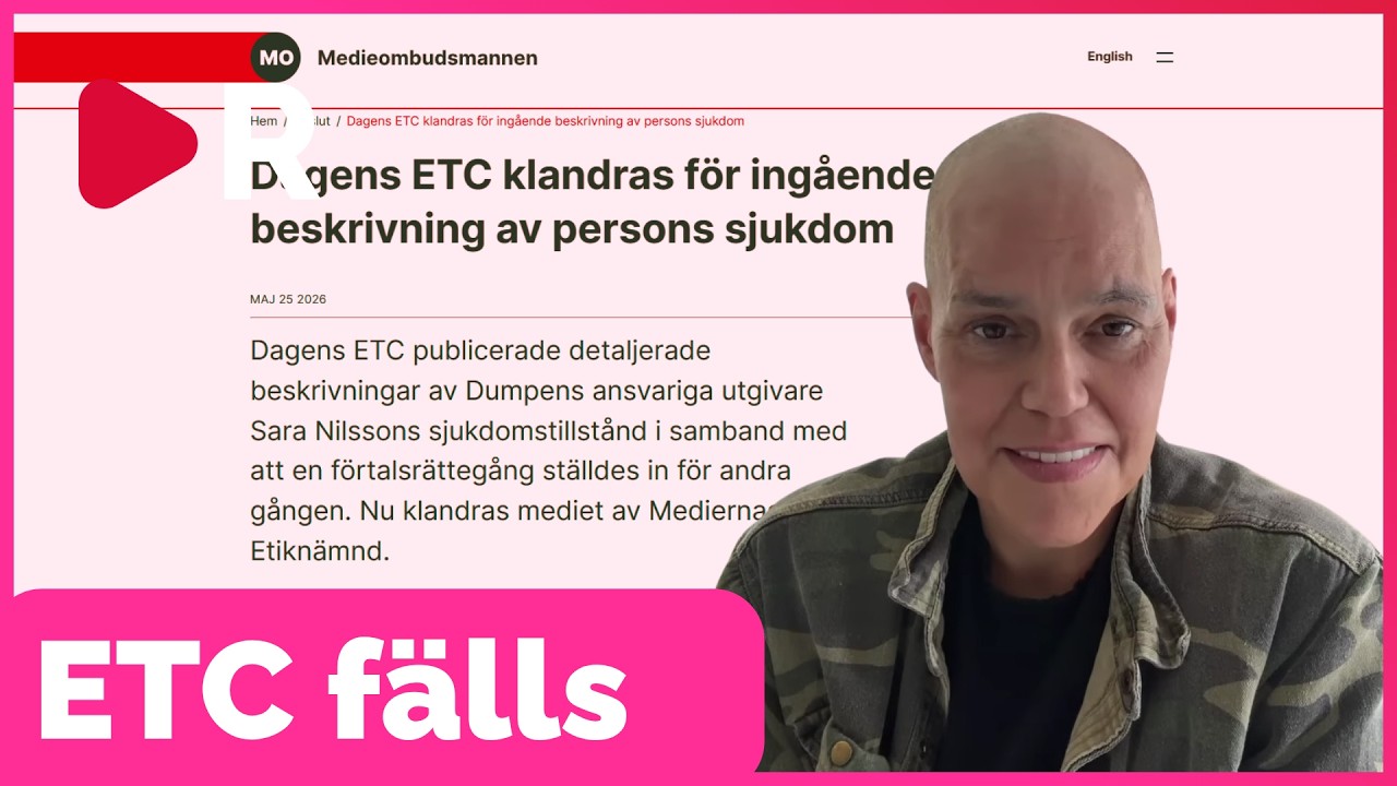 ETC fälls efter reportage om Dumpen-Sara