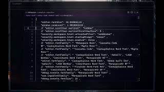 VSCode cursor and editor animations