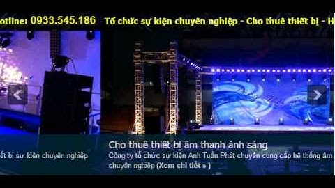 Công ty tổ chức sự kiện Anh Tuấn Phát cho thuê âm thanh ánh sáng tại Bình Dương