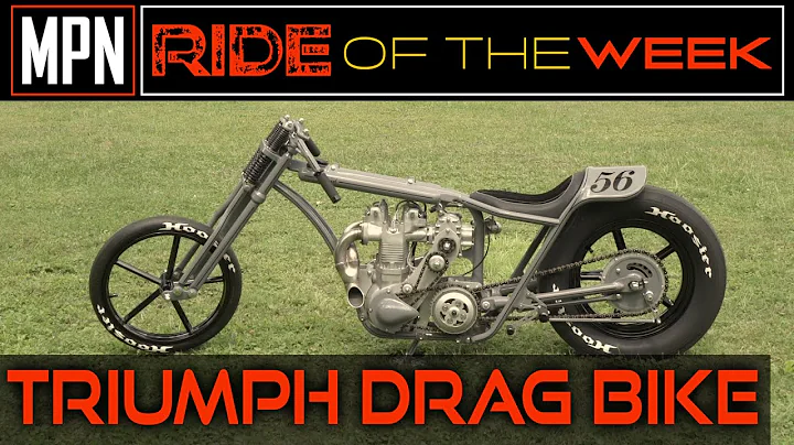 Jared Weems' Custom 1956 Triumph Drag Bike
