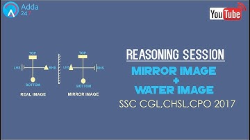 SSC CGL 2017 | Mirror Image & Water Image | Reasoning | Online SSC CGL Coaching
