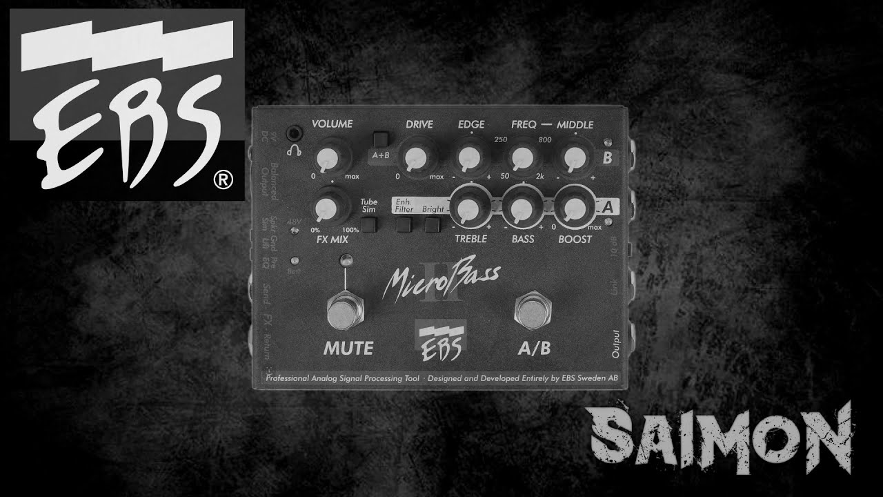 EBS MicroBass II - sound samples