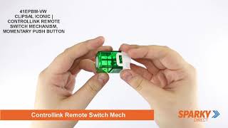 41EPBM-VW Clipsal Iconic | ControlLink Remote Switch Mechanism, Momentary Push Button