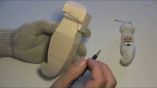 Carving a Santa Head Ornament prt1 Find my wood carving patterns when you subscribe site at: http://eepurl.com/boo7Sr Carving a Santa Head Ornament part 1 - https://