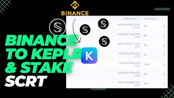 How to withdraw your secret (scrt) tokens from exchange and stake it in Keplr