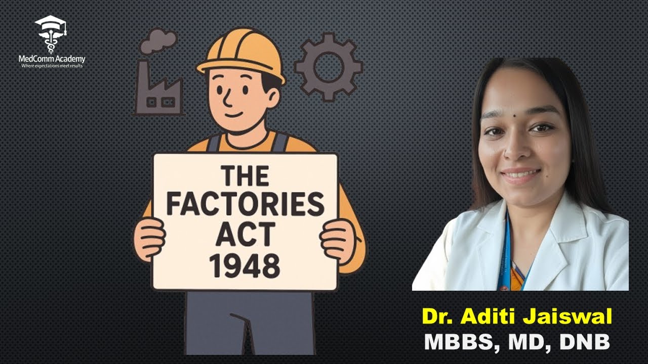 The Factories Act 1948 | Worker Safety & Health Laws in India ⚙️🏭| Dr. Aditi Jaiswal