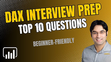 Crack DAX Interview |  TOP 10 PowerBI DAX functions
