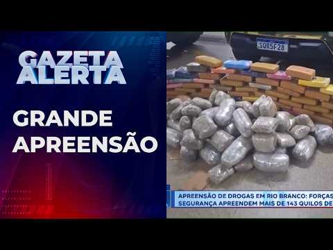 Drug bust in Rio Branco: Security forces seize over 143kg of skunk