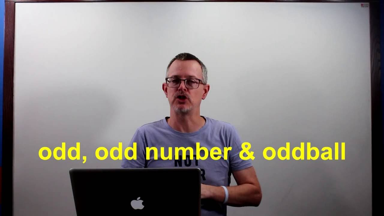 odd number แปลว่า  New  Learn English: Daily Easy English 1020: odd, odd number, oddball...