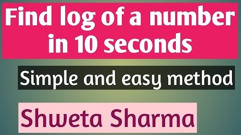 Find the log of a positive real number