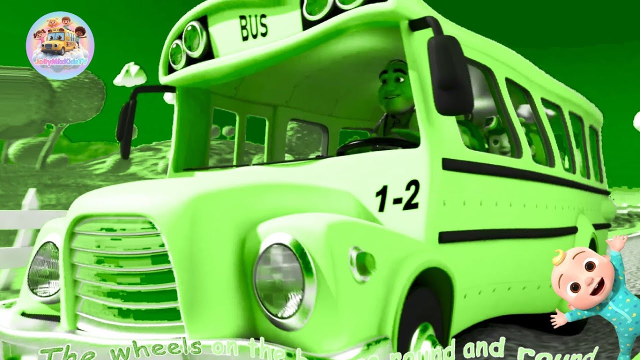 The Wheels on the Bus 120 Seconds Remix | Sound Variations Sing Along Music | Jollymix Kids TV