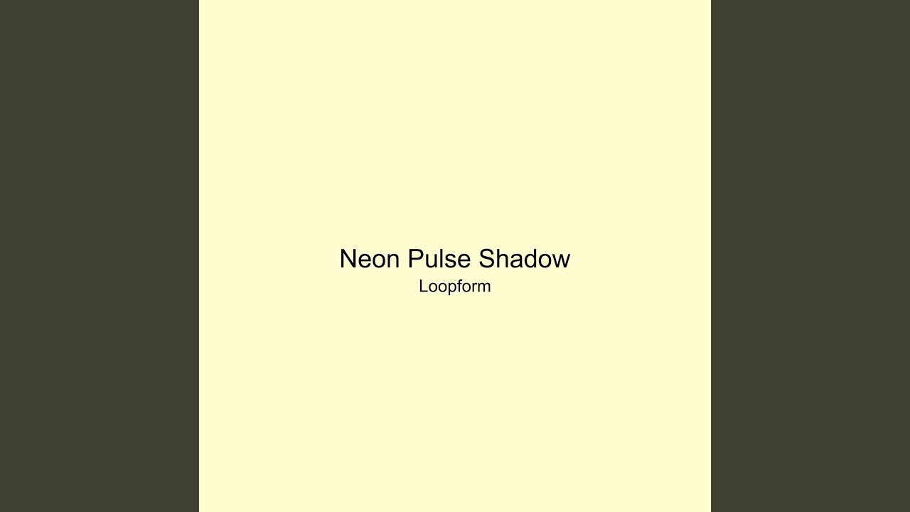 Ver Neon Pulse Shadow no YouTube Ver Neon Pulse Shadow no YouTube