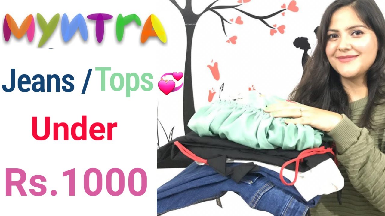 Myntra Western Wear Shopping | Tops | Jeans | Try On Haul | Shweta Gautam - YouTube