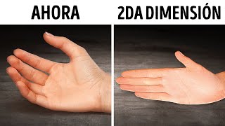 Así es como te verías si vivieras en un mundo plano 2D