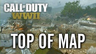 COD WW2 - Top of Map Glitch on Pointe Du Hoc