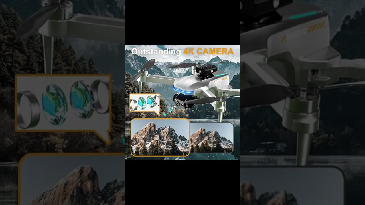 Drone camera with 4K camera 