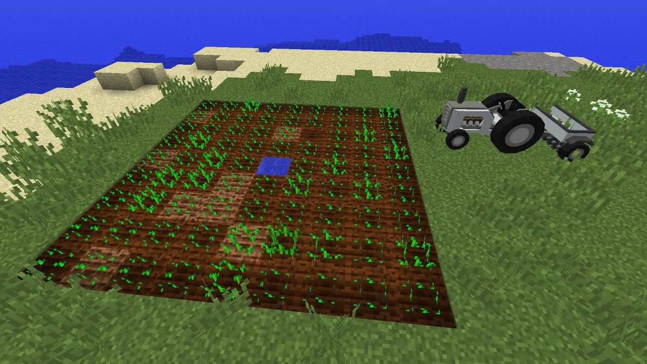 MrCrayfish Vehicle Mod - Tractor and Seeder