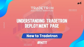 Tradetron Deployed page #NTT #4