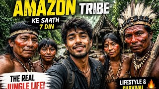 Amazon Jungle Survival with Tribe 🏹 | Shocking Experience