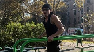 Brooklyn NYC Calisthenics 5 Down Muscle Ups 300 Rep Full Body Workout