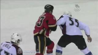 Cody McLeod vs Brandon Prust Jan 11, 2010 - Sportsnet feed