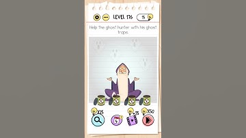 Help the ghost hunter with his ghost traps. || Brain test || Level 176 gameplay