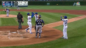 MIL@CHC: Soler hammers a three-run big fly in the 1st