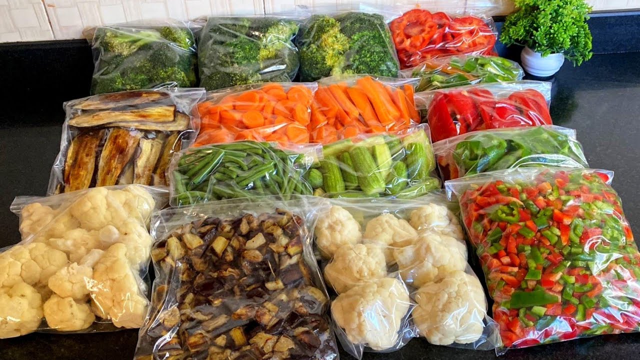 تحضيراتي المسبقةطريقةتنظيم الخضر في المجمد تفريزات تنفعك خصوصارمضان قرب وفري الجهد عليك والتعب💪🏻