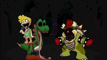 not mine(Yoshi and Oogtar vs soul Bowser (fnf Mario is missing x triple trouble Nintendo mix