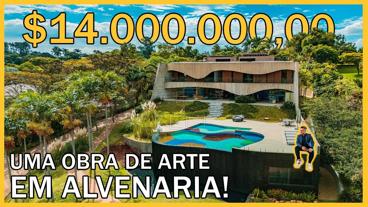 MANSÃO DE R$14.000.000,00 PROJETO DE RUY OHTAKE UM ÍCONE DA ARQUITETURA BRASILEIRA - CASA CONCEITUAL