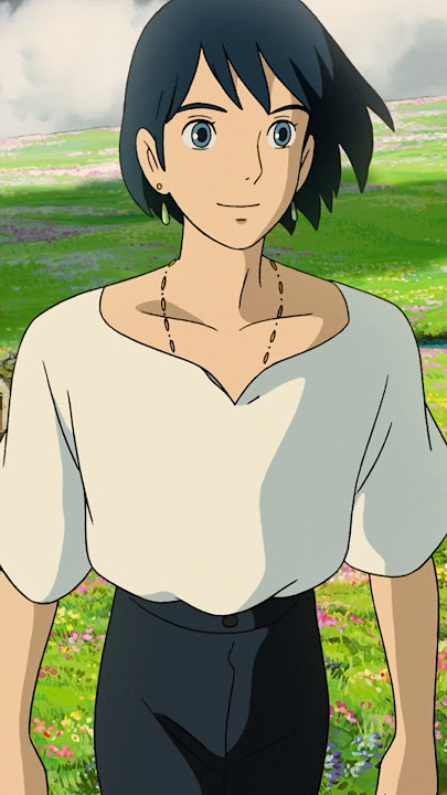 Howl tells Sophie she's beautiful. 💐 #howlsmovingcastle