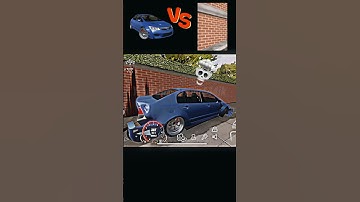 Honda Civic Crash Test | Car Parking #carparkingmultiplayer #shorts #asmrsounds #gta5_fivem_tricks