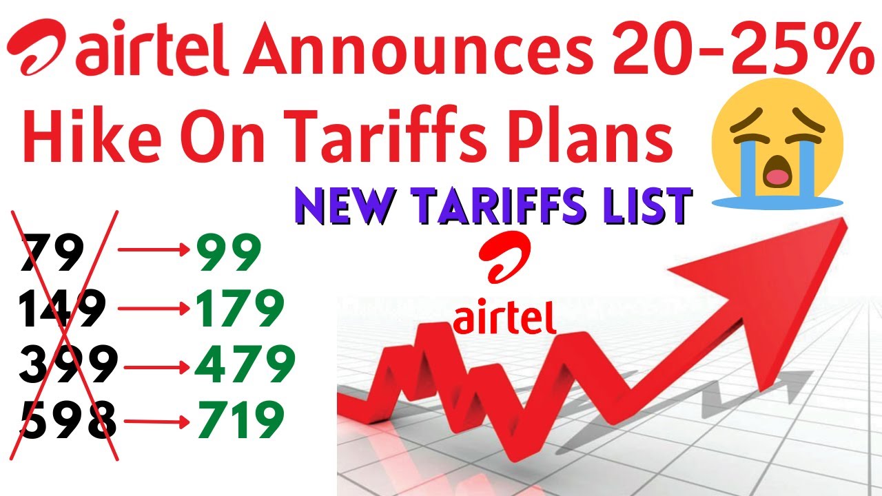 Airtel Announces 2025 Hike On Tariffs Plans 😭 Airtel Price Hike