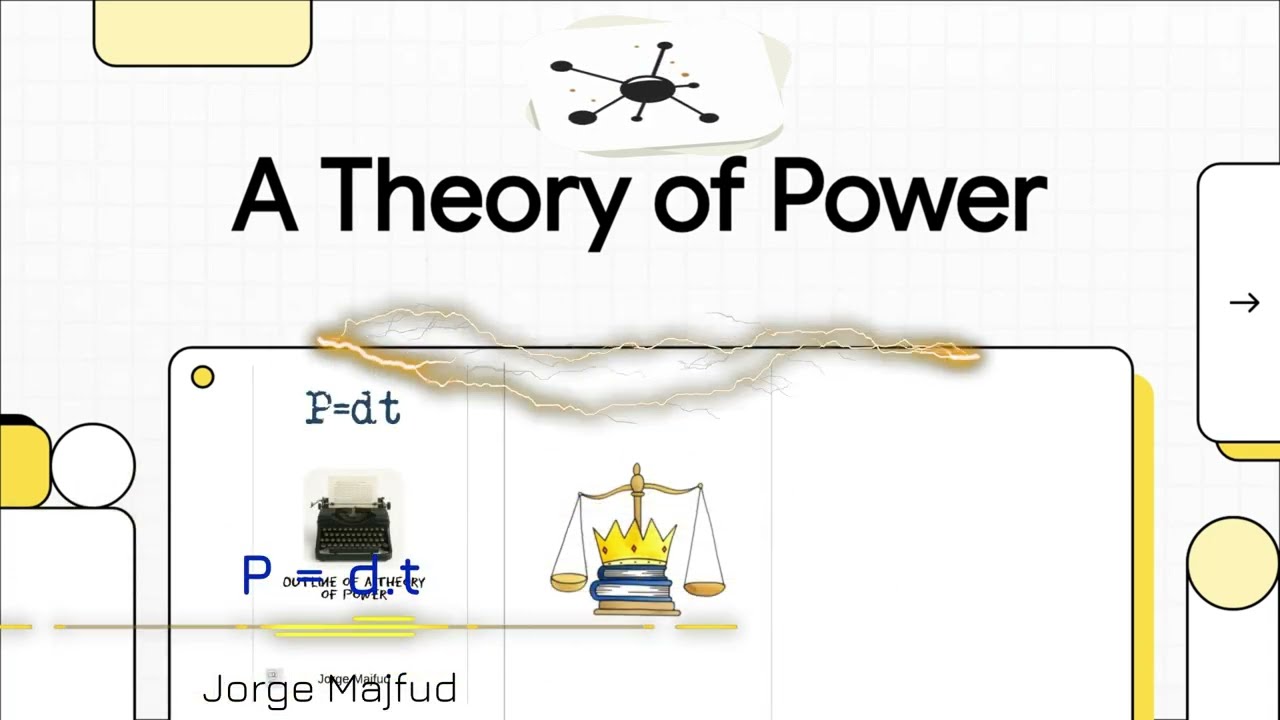 P=dt, A Theory of Power by Prof. Jorge Majfud