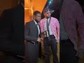 The Kings of R&B Usher and Chris Brown at the Louis Vuitton Parade | Paris Fashion Week