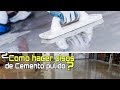Como hacer pisos de cemento pulido | EN 5 MINUTOS!!!