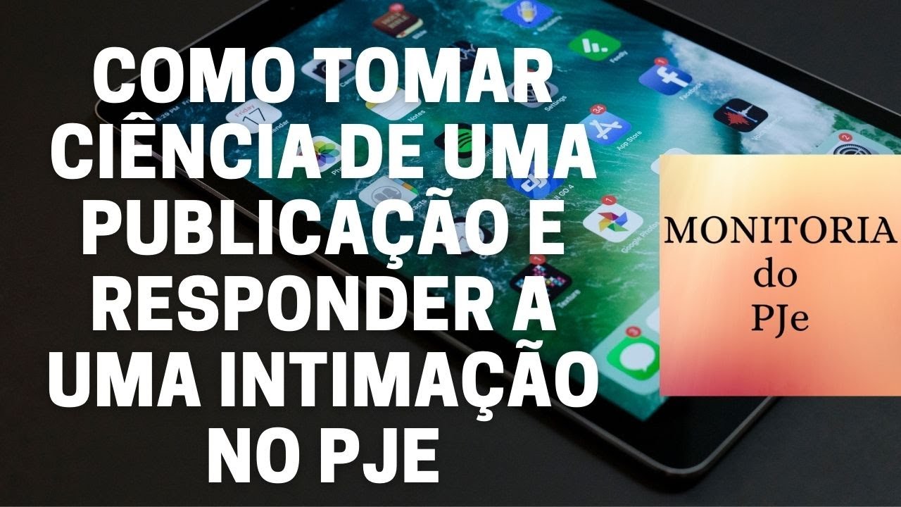 O Que é Ciencia Expressa No Pje