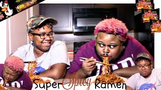 SUPER SPICY NOODLE CHALLENGE!